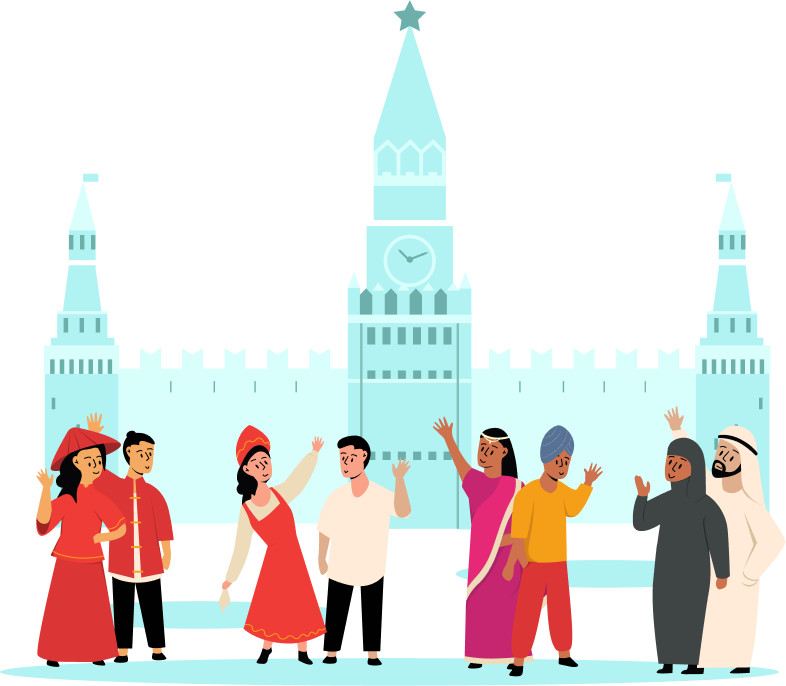 International students at Russian Dialogue